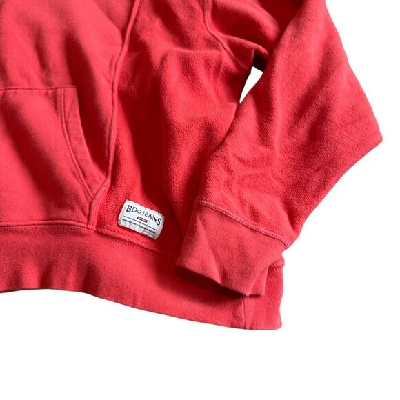 BDG Urban Outfitters Red Hoodie Sweater Sweatshirt Cozy Terry Size Large Women's - Picture 3 of 11